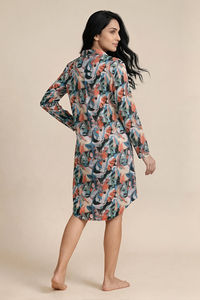 Zivame Woven Loungewear Dress - Tap Shoe — thumbnail 3